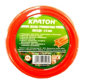 Леска "Кратон" 2,4мм круглая 3 19 03 005