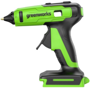Аккумуляторный пистолет клеевой "Greenworks" G24GLG 24V соло