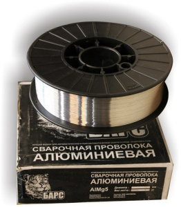 Проволока алюминивая "Барс" AlMg5 1,0мм 2,0кг Проволока алюминивая "Барс" AlMg5 1,0мм 2,0кг