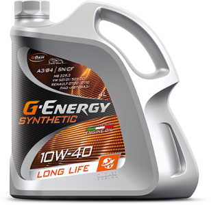 Масло G-Energy Synthetic Long Life 10W40 4л.