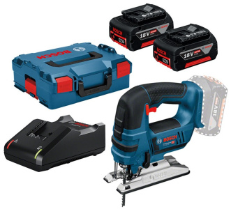 Аккумуляторный лобзик "Bosch" GST 18V-LI 2х4,0A 06015A6106